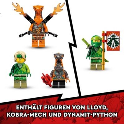 LEGO LEGO NINJAGO 71763 Lloyds Rennwagen EVO LEGO NINJAGO 71763 Гоночная машина Ллойда EVO