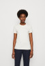 Tommy Hilfiger Basic T-shirt Weathered White Базовая футболка Выветрившийся белый