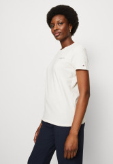 Tommy Hilfiger Basic T-shirt Weathered White Базовая футболка Выветрившийся белый