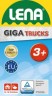 LENA GIGA TRUCKS Mullwagen Arocs mit Aufklebern GIGA TRUCKS Mullwagen Arocs с наклейками