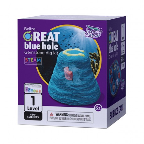 Science Can Ausgrabungsset Edelsteine vom Great Blue Hole in Belize Раскопки драгоценных камней из Большой голубой дыры в Белизе