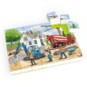 Hubelino  Puzzle 410207 Auf der Baustelle (35-teilig)  Пазл 410207 На стройке (35 деталей)