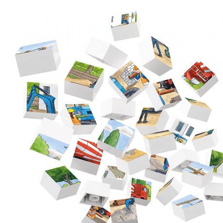 Hubelino  Puzzle 410207 Auf der Baustelle (35-teilig)  Пазл 410207 На стройке (35 деталей)