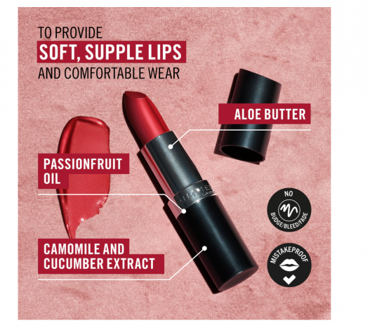 Rimmel Lasting Finish langanhaltender Lippenstift Губная помада, Nr. 006 Pink blush 