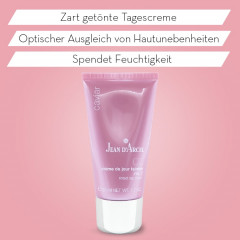 JEAN D'ARCEL creme de jour teintee no. 2 medium CAVIAR getonte Tagescreme lasst die Haut naturlich und frisch erstrahlen  creme de jour teintee № 2 средний CAVIAR тональный дневной крем придает коже естественное и свежее сияние