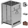 FoxOutdoor FoxOutdoor Feuerstelle 33691A Raketenofen mini silber FoxOutdoor костровая яма 33691A ракетная печь мини серебристая