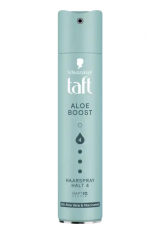Taft Haarspray Aloe Boost Лак для волос с комплексом алоэ вера и ниацинамидом 250мл