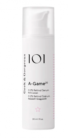 Geek & Gorgeous A-Game 0.2% serum 30ml, Сыворотка для лица с ретинолом, обновление и выравнивание кожи, против первых возрастных изменений, 30 мл