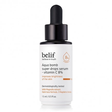 belif Aqua Bomb Super Drops Serum Vitamin C 8% Сыворотка Aqua Bomb Super Drops с витамином С 8%