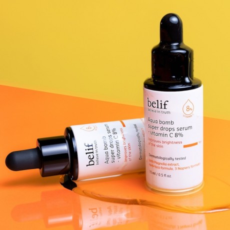 belif Aqua Bomb Super Drops Serum Vitamin C 8% Сыворотка Aqua Bomb Super Drops с витамином С 8%
