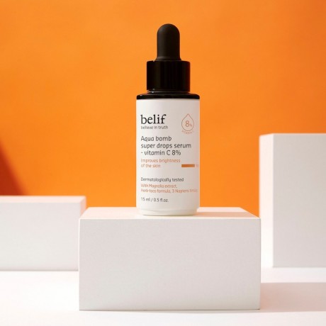 belif Aqua Bomb Super Drops Serum Vitamin C 8% Сыворотка Aqua Bomb Super Drops с витамином С 8%