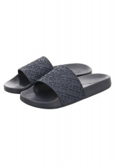 Tommy Hilfiger MONOGRAM  Pool slides space blue МОНОГРАММА Шлепанцы для бассейна космический синий