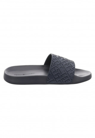 Tommy Hilfiger MONOGRAM  Pool slides space blue МОНОГРАММА Шлепанцы для бассейна космический синий