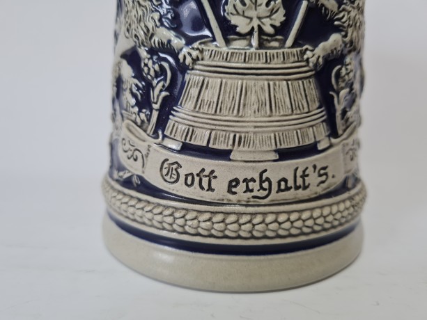 Simon Peter Gerz I Винтажная пивная кружка с металлической крышкой, Германия, 1960-70гг.