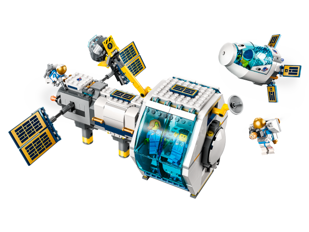 Lego Mond-Raumstation лунная космическая станция