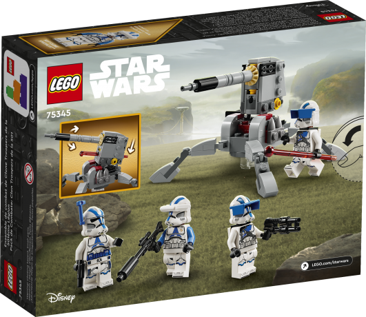 Lego 501st Clone Troopers Battle Pack Боевой набор 501-го солдата-клона
