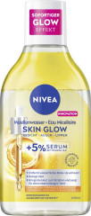 NIVEA Skin Glow Mizellenwasser + 5% Serum, 400 ml, Нивеа Мицеллярная вода с 5% сывороткой, витамин C и E, для тусклой и чувствительной кожи, сияние, 400 мл