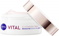 NIVEA VITAL Strahlender Teint Reichhaltige Tagespflege LSF 15, 50 ml, Нивеа Дневной крем для зрелой кожи, SPF 15, сияние и питание, экстракт сои, 50 мл