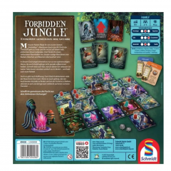 Schmidt 49458 Forbidden Jungle Familienspiel, Настольная игра Запретные джунгли (Германия) 49458 Forbidden Jungle, кооператив, побег из джунглей, от 2 до 5 игроков, от 10 лет