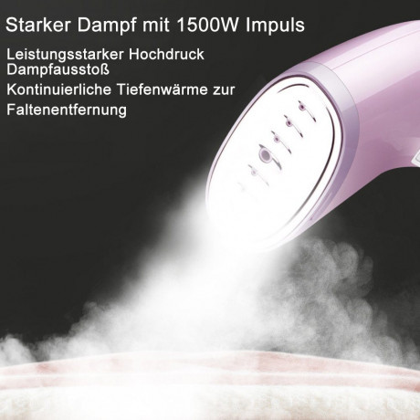 zggzerg zggzerg Dampfburste Dampfglatter 1500W, 300ml Dampfburste Steamer Dampfbugeleisen Kleidung  Паровая щетка zggzerg, парогладкая машина, 1500 Вт, 300 мл, отпариватель с паровой щеткой, паровой утюг для одежды