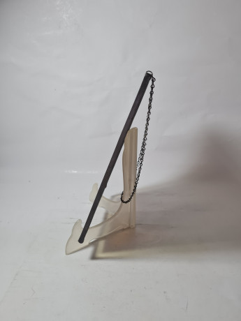 Панно винтажное Im Stil Polyclar на цепочке "Пивовар с бокалом", оловянная рамка, 25,5 х 20 см, Германия, 1960-70гг.