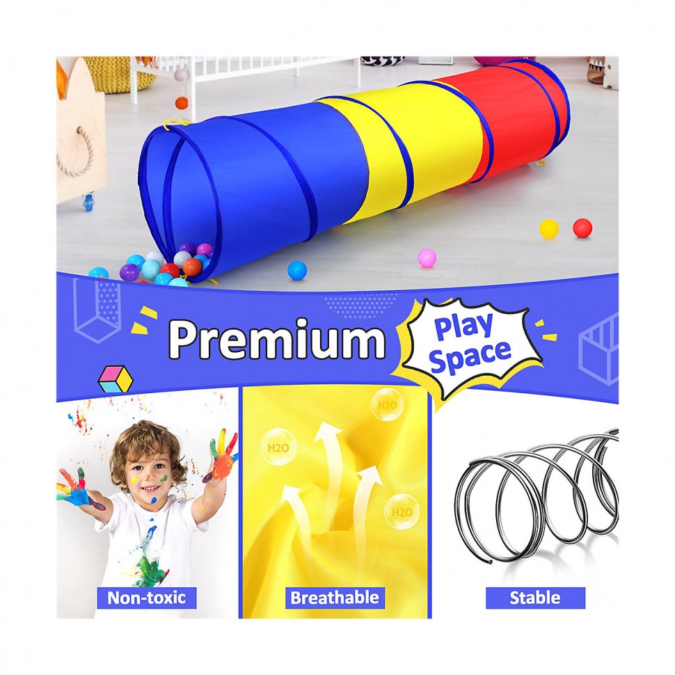 Купить Vicabo Spieltunnel Kriechtunnel Spielzelte fur Kinder Игровой туннель  Ползающий туннель Игровые палатки для детей в интернет-магазине  Diskontshop.eu Германия всего за 4 367 руб. в