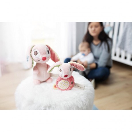 NICI Greifling Hase Hopsali mit Rassel 12cm (46586) Игрушка-клатч кролик Хопсали с погремушкой 12см (46586)
