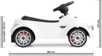 Jamara Rutscher Mercedes SLK55AMG weiss Райдер Mercedes SLK55AMG белый