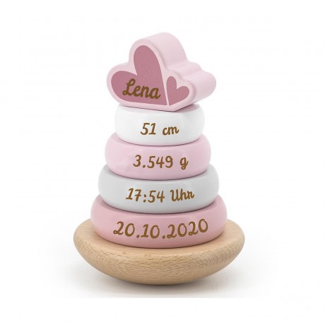 elefantasie Stapelturm personalisiert mit Namen Штабелируемая башня