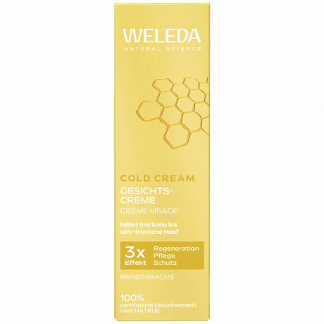 WELEDA Cold Cream Gesichtscreme Bienenwachs, 30 ml, Насыщенный защитный крем для лица Cold Cream с пчелиным воском для сухой и очень сухой кожи, 30 мл