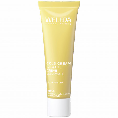 WELEDA Cold Cream Gesichtscreme Bienenwachs, 30 ml, Насыщенный защитный крем для лица Cold Cream с пчелиным воском для сухой и очень сухой кожи, 30 мл