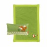 sigikid Baby Kuscheldecke  Kissen Set 2-tlg. Fuchs Forest Fox grun Spieldecken Комплект подушек для детского одеяла из 2-х предметов. Fox Forest Зеленые игровые коврики Fox