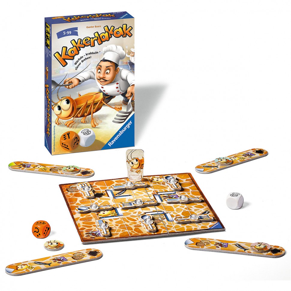 Купить Ravensburger Mitbringspiel Kakerlakak Возьмите с собой игру Таракан  в интернет-магазине Diskontshop.eu Германия всего за 977 руб. в