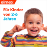 elmex Zahnbuerste Kinder, 2-6 Jahren, 2 St, Детские мягкие зубные щётки с присоской для молочных зубов, 2–6 лет, 2 шт.