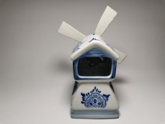 Delft Делфтский фарфор Коллекционная музыкальная статуэтка &quot;Мельница&quot;, 20см х 9см х 8,5см