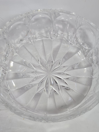 Набор вазочек винтажных Walther Glas, хрусталь, 2 шт., 17 см, Германия, 1970-80гг.