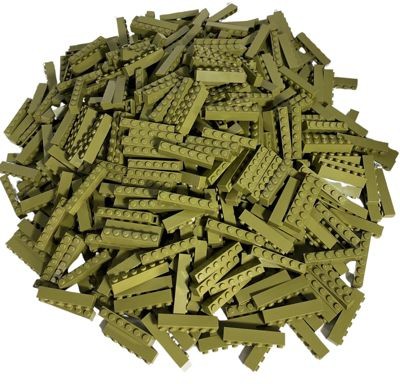 LEGO LEGO 1x6 Steine Olivgrune  - 250 Stuck - olivegreen 3009 Кубики LEGO 1x6 оливково-зеленые - 250 штук - оливково-зеленые 3009