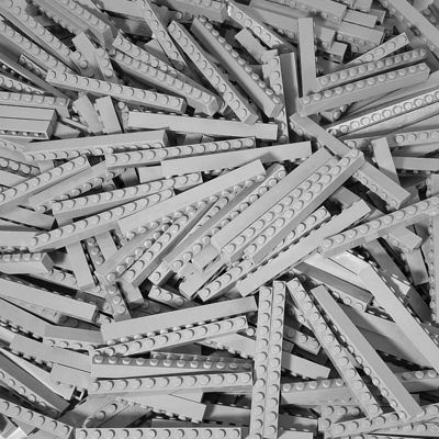 LEGO LEGO 1x12 Steine Hellgrau - 25x - Light bluish Bricks 6112 LEGO 1x12 Bricks Light Grey — 25x — Светло-голубоватые кубики 6112