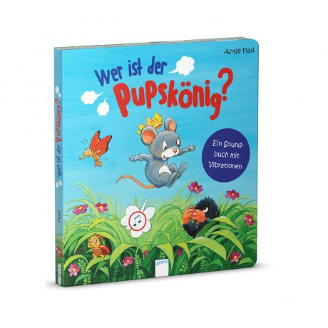 Arena Verlag Wer ist der Pupskonig? Ein Soundbuch mit Vibrationen Кто такой Фарт Король? Звуковая книга с вибрациями