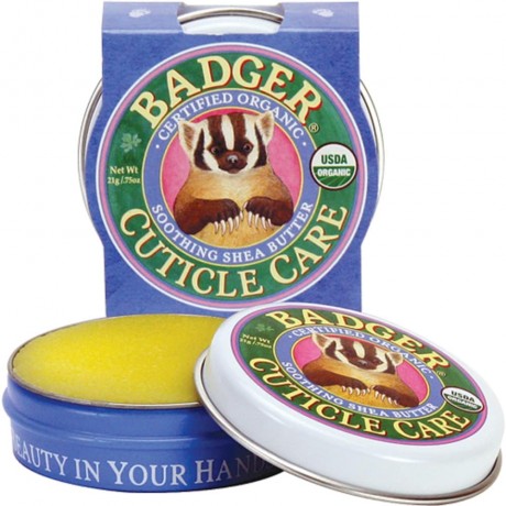 Badger Cuticle Care Balm Soothing Shea Butter 21g  Бальзам для ухода за кутикулой успокаивающее масло ши 21г