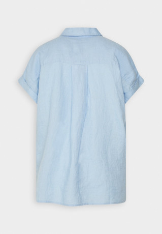 Tommy Hilfiger GROWN ON SLEEVE Button-down blouse vessel blue GROWN ON SLEEVE Блузка на пуговицах сосуд синий