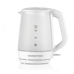 GOURMETmaxx GOURMETmaxx Wasserkocher Glas mit Frostglas-Design 1,7 L, 1.7 l, 2200,00 W Чайник GOURMETmaxx с дизайном матового стекла 1,7 л, 1,7 л, 2200,00 Вт