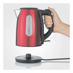 Severin Severin Wasserkocher Severin WK 3417 Rotmetallic-Schwarz  Чайник Severin Severin WK 3417 красный металлик черный