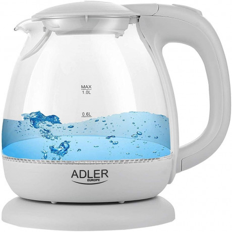 Adler Adler Wasserkocher AD 1283G Glas Wasserkocher 1 L 1100 Watt  Чайник Adler AD 1283G стеклянный чайник 1 л 1100 Вт