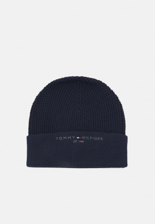 Tommy Hilfiger HORIZON BEANIE UNISEX Beanie space blue HORIZON ШАПКА УНИСЕКС Шапочка космический синий