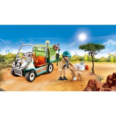 PLAYMOBIL PLAYMOBIL 70346 Zoo-Tierarzt mit Fahrzeug PLAYMOBIL 70346 Ветеринар в зоопарке с транспортным средством