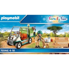 PLAYMOBIL PLAYMOBIL 70346 Zoo-Tierarzt mit Fahrzeug PLAYMOBIL 70346 Ветеринар в зоопарке с транспортным средством
