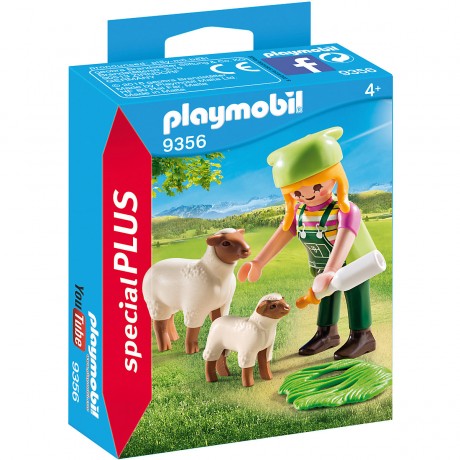 PLAYMOBIL PLAYMOBIL 9356 Bauerin mit Schafchen PLAYMOBIL 9356 Фермер с овцами