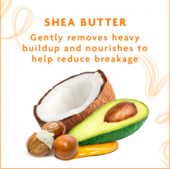 Cantu Shea Butter Cleansing Cream Shampoo Канту Бессульфатный шампунь с маслом Ши (Карите), 3 штуки х 400 мл