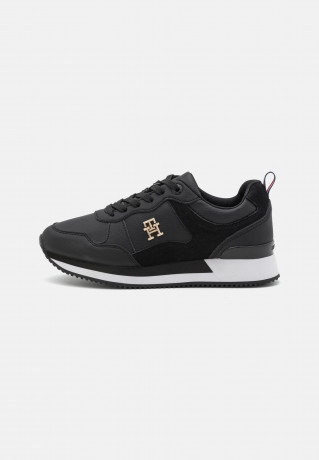 Tommy Hilfiger ESSENTIAL RUNNER Trainers black ESSENTIAL RUNNER — Кроссовки черный